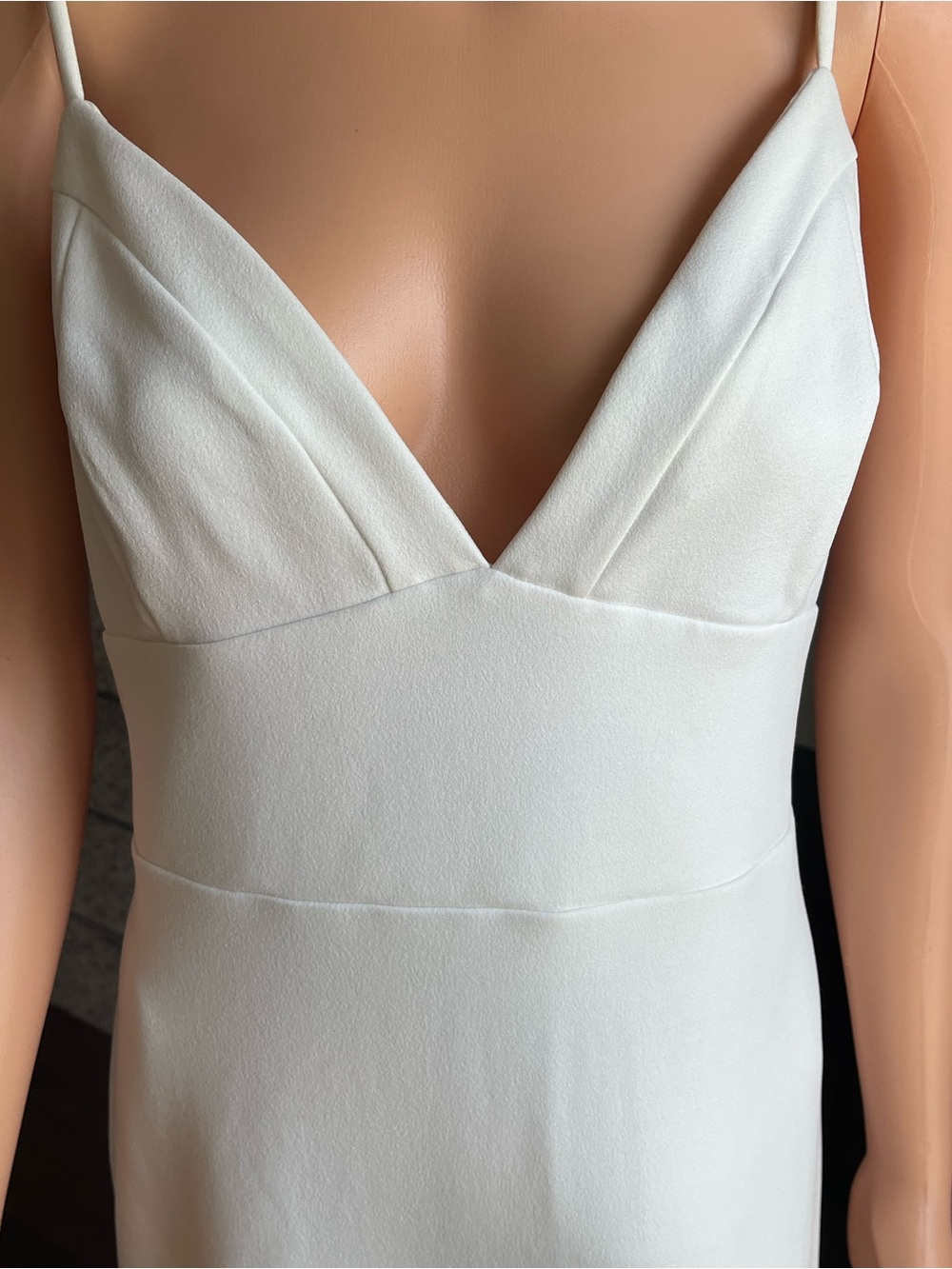 Lulus All In Favor White Backless Bridal Midi Dress XL - Picture 4 of 16